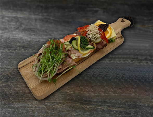 Landgangsbrød m. 6 slags pålæg